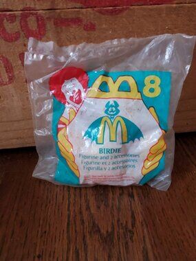 Vtg NEW McDonalds Happy Meal Toy 1995 BIRDIE As Pumpkin #8 With 2 Accessories